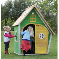 Дерев'яний будиночок для дітей EXIT Fantasia зелений